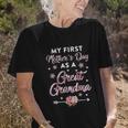 My First As A Great Grandma Old Women T-shirt Gifts for Her