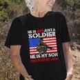 My Son Is A Soldier Proud Army Mom Military Mother Old Women T-shirt Gifts for Her