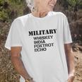 Military Whiskey India Foxtrot Echo Old Women T-shirt Gifts for Her