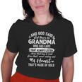 God Said Let There Be Grandma A Heart Thats Made Of Gold Old Women T-shirt