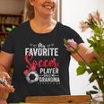 My Favorite Soccer Player Calls Me Grandma Soccer Lover Old Women T-shirt Gifts for Old Women
