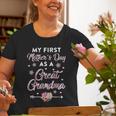 My First As A Great Grandma Old Women T-shirt Gifts for Old Women
