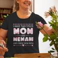 Memaw Granna Nanna Grandma Old Women T-shirt Gifts for Old Women