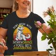 Vintage Jurasskicked Memaw Saurus Dino Grandma Old Women T-shirt Gifts for Old Women