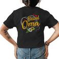Blessed Oma Grandma Thanksgiving Christmas Women's T-shirt Back Print