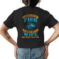 I Caught A Lot Of Fish But My Wife Was My Best Catch Ever Womens Back Print T-shirt