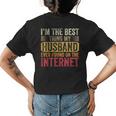 Im The Best Thing My Husband Ever Found On The Internet Womens Back Print T-shirt