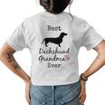 Dachshund Grandmother Gift Dachshund Grandma Best Ever Gift For Womens Womens Back Print T-shirt
