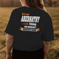 Abernathy Name Gift Its An Abernathy Thing Womens Back Print T-shirt Funny Gifts