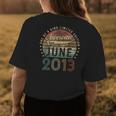 Awesome Since June 2013 10Th Birthday Gifts For 10 Year Old Womens Back Print T-shirt Funny Gifts