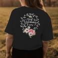 Best Grammy Ever Women Flower Decor Grandma Womens Back Print T-shirt Funny Gifts