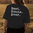 Best Nonna Ever Best Nonna Ever Womens Back Print T-shirt Funny Gifts
