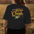 Blessed Oma Grandma Thanksgiving Christmas Women's T-shirt Back Print Unique Gifts