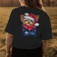 Christmas Yorkie Puppy Named Lola I Keep In My Pocket Womens Back Print T-shirt Funny Gifts