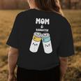 Daughters First Mothers Day Present For Mom Groovy Womens Back Print T-shirt Unique Gifts