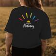 God Is Nonbinary Lgbt Non-Binary Womens Back Print T-shirt Unique Gifts