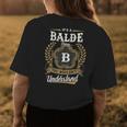 Its A Balde Thing You Wouldnt Understand Shirt Balde Family Crest Coat Of Arm Womens Back Print T-shirt Funny Gifts