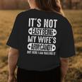 Its Not Easy Being My Wifes Arm Candy But Here I Am Nailin Womens Back Print T-shirt Unique Gifts