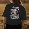 Proud Nana Of A 2023 Graduate Class Of 23 Womens Back Print T-shirt Unique Gifts