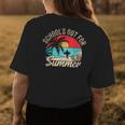 Retro Vintage Schools Out For Summer Women Kids Teacher Womens Back Print T-shirt Unique Gifts