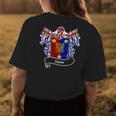 Stone Coat Of Arms Surname Last Name Family Crest Womens Back Print T-shirt Funny Gifts