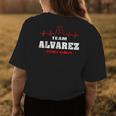 Team Alvarez Lifetime Member Name Surname Last Name Womens Back Print T-shirt Funny Gifts