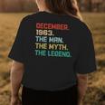 The Man Myth Legend December 1963 Birthday Gift 56 Years Old Gift For Mens Womens Back Print T-shirt Funny Gifts