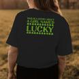 This Is A Story About A Girl Named Lucky Stpatricks Day Womens Back Print T-shirt Funny Gifts