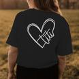 Titi Heart Minimalist Auntie Best Aunt Ever Gift Womens Back Print T-shirt Funny Gifts