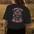 I Have Two Titles Aunt And Great Aunt And I Rock Them Both Women's T-shirt Back Print Unique Gifts