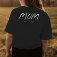 Womens Mom Est 1981 Mothers Day | Birthday Gift Clothing For Mom Womens Back Print T-shirt Unique Gifts