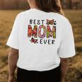 Floral Mothers Day Best Mom Ever From Daughter Son Kid Womens Back Print T-shirt Unique Gifts
