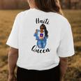 Haiti Queen Caribbean Pride Proud Women Womans Haitian Girl Women's T-shirt Back Print Unique Gifts