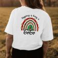 Happiness Is Being A Gogo Rainbow Grandma Women's T-shirt Back Print Unique Gifts