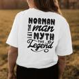 Norman The Man Myth Legend Gift Ideas Men Name Gift For Mens Womens Back Print T-shirt Funny Gifts