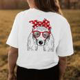 Poodle Dog Mom Bandana Sunglasses Women's T-shirt Back Print Unique Gifts