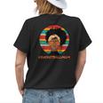 Basketball Mom Black Women African American Afro Women's T-shirt Back Print Gifts for Her