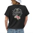 Best Grammy Ever Women Flower Decor Grandma Womens Back Print T-shirt Gifts for Her