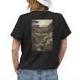 Cape Cod Landscape Japanese Ukiyoe Woodblock Print Women's Crewneck Short Sleeve Back Print T-shirt Gifts for Her