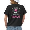 Dog Named Nala Funny Dog Lover Gifts Womens Back Print T-shirt Gifts for Her