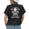 My Favorite Baseball Player Calls Me Grammie Outfit Baseball Women's T-shirt Back Print Gifts for Her