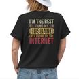 Im The Best Thing My Husband Ever Found On The Internet Womens Back Print T-shirt Gifts for Her