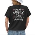 My First Mothers Day As A Mommy Mothers Day New Mom Womens Back Print T-shirt Gifts for Her