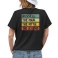 Russell The Man The Myth The Legend Funny Personalized Quote Gift For Mens Womens Back Print T-shirt Gifts for Her