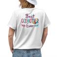 Best Godmother Ever Women Flower Decor Mom Womens Back Print T-shirt Gifts for Her