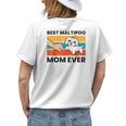 Best Maltipoo Mom Ever Funny Maltipoo Dog Womens Back Print T-shirt Gifts for Her