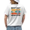 Best Rat Mom Ever Rat Mom Womens Back Print T-shirt Gifts for Her