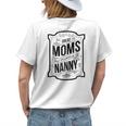 Great Moms Get Promoted To NannyGrandma Women's T-shirt Back Print Gifts for Her