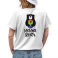 Lgbt Mom Mama Bear Mothers Rainbow Women's T-shirt Back Print Gifts for Her