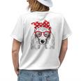 Poodle Dog Mom Bandana Sunglasses Women's T-shirt Back Print Gifts for Her